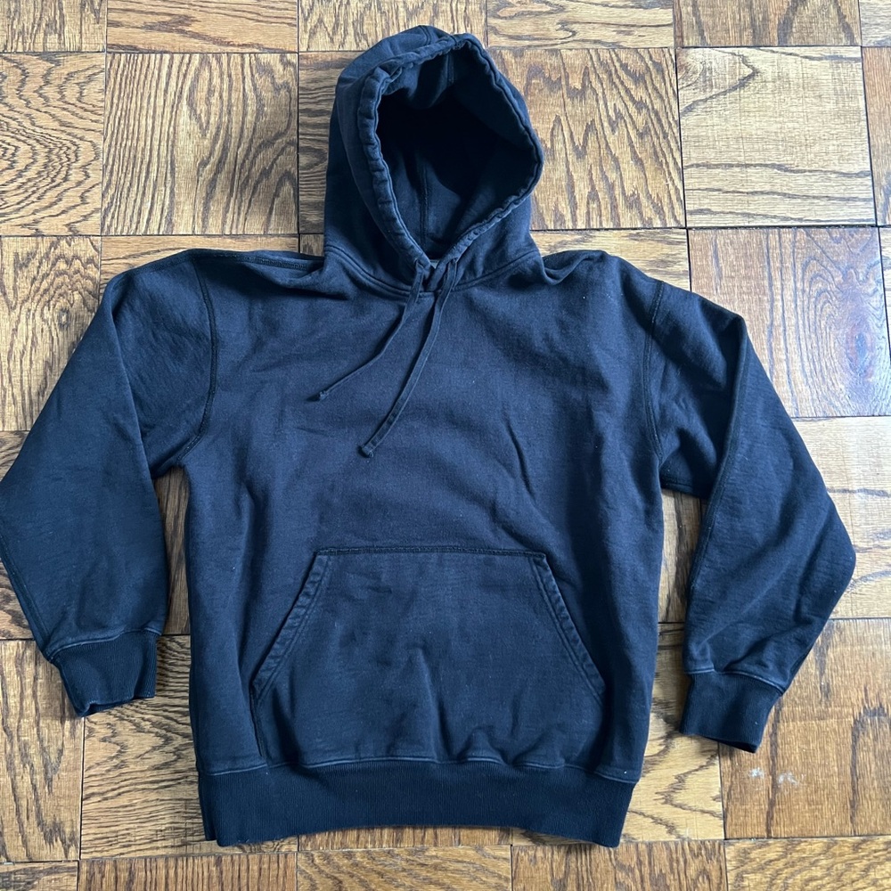 Reigning Champ Mens Black Hoodie Pullover Heavyweight Size Medium